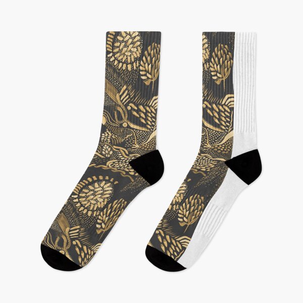 Item preview, Golden birds in the paisley forest designed and sold by arrpdesign.