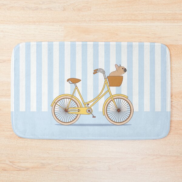 Item preview, Bicycle Basket Frenchie designed and sold by FrenchiJunction.