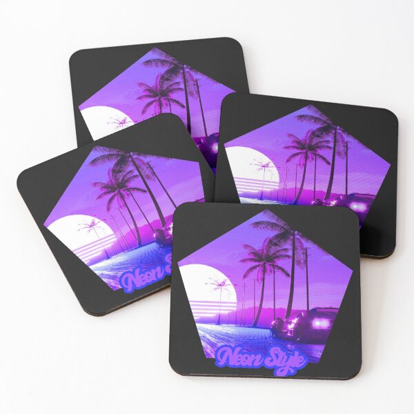 Item preview, Retro Neon Style Purple designed and sold by NexusArts.