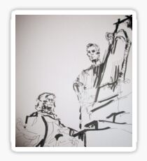 paris sculptures Sticker