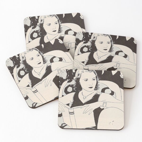 Item preview, Barbara Stanwyck reads designed and sold by Leafyblues.