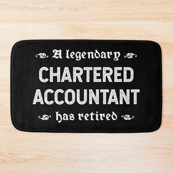Item preview, A Legendary Chartered Accountant Has Retired designed and sold by TimespunThreads.