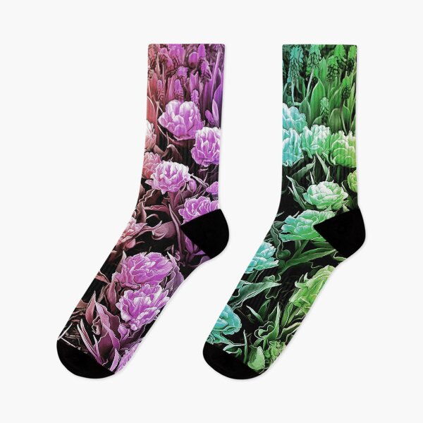 Item preview, Rainbow Pastel Tulips designed and sold by SeaChangeDesign.