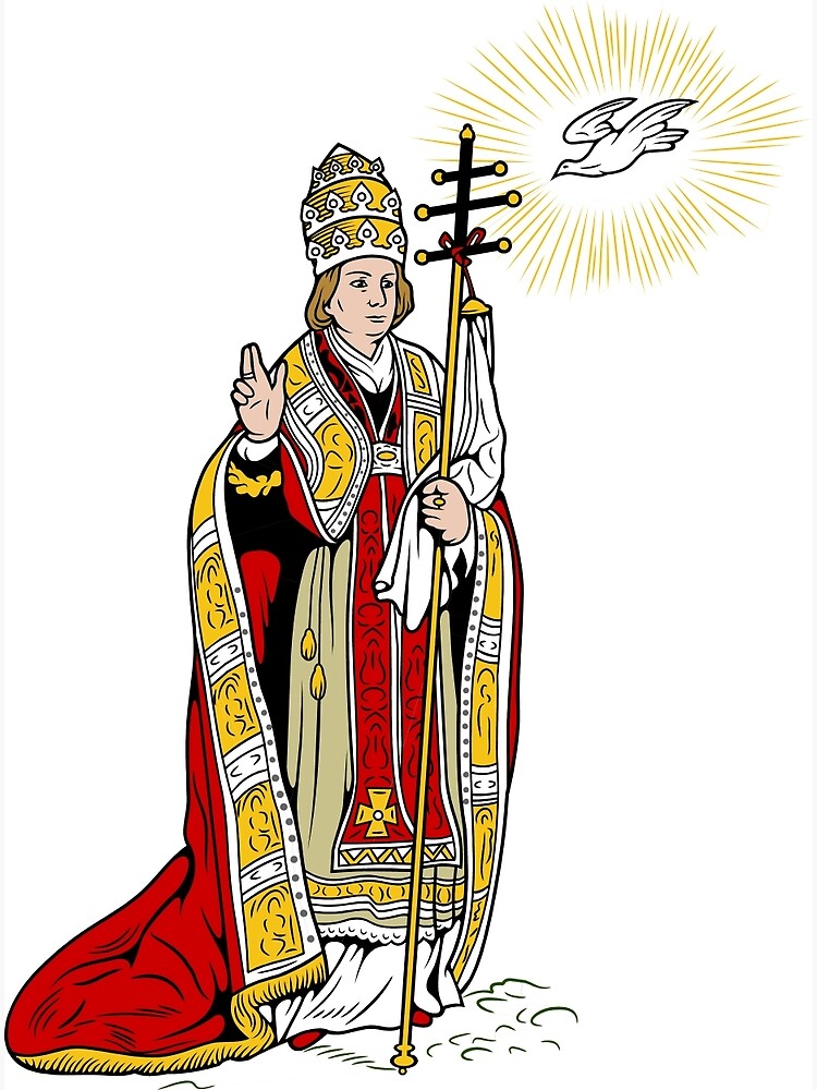 "ST GREGORY THE GREAT " Poster for Sale by CatholicSaints Redbubble