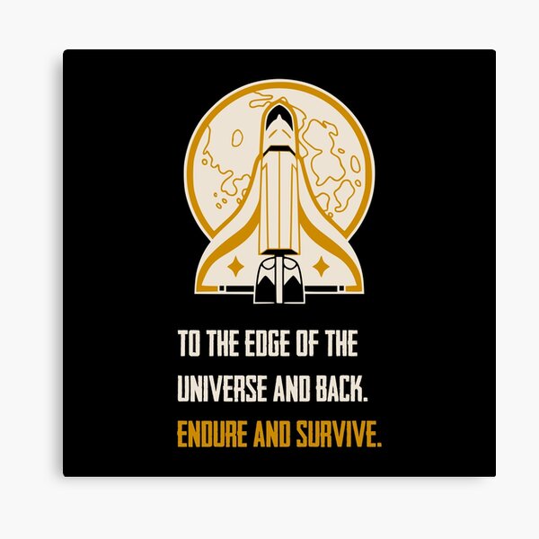 Ellie's Spaceship - Ellie Quote - TLOU Video Game - Fireflies Canvas Print