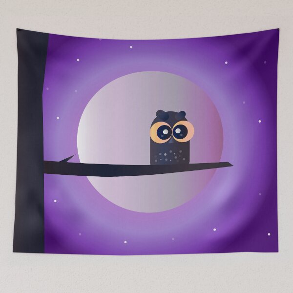 Item preview, Evening Sunset Owl And Moon designed and sold by maisiriva.