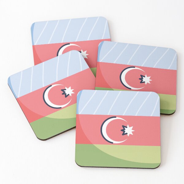 Item preview, Azerbaijan Flag Country Isolated Icon designed and sold by MIDDLX.