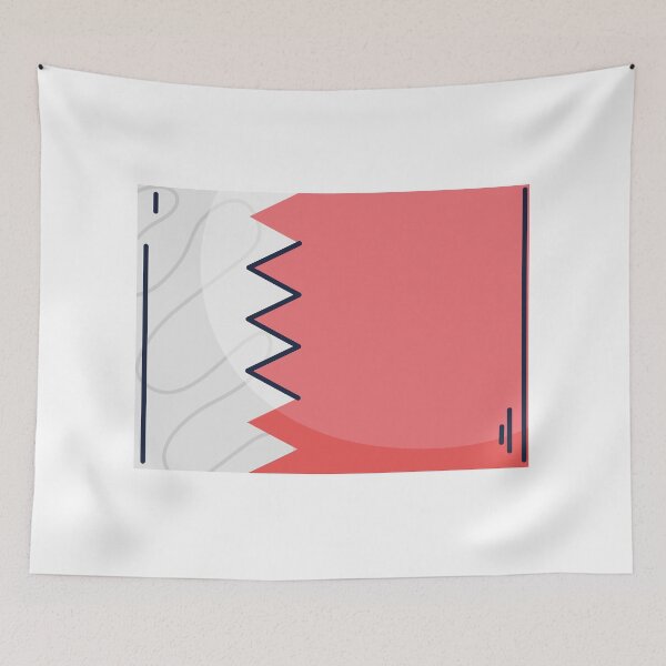 Item preview, Bahrain Flag Country Isolated Icon designed and sold by MIDDLX.