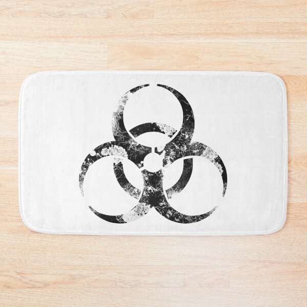 Item preview, Toxic Biohazard Symbol in Black and White designed and sold by iscaStudioArt.