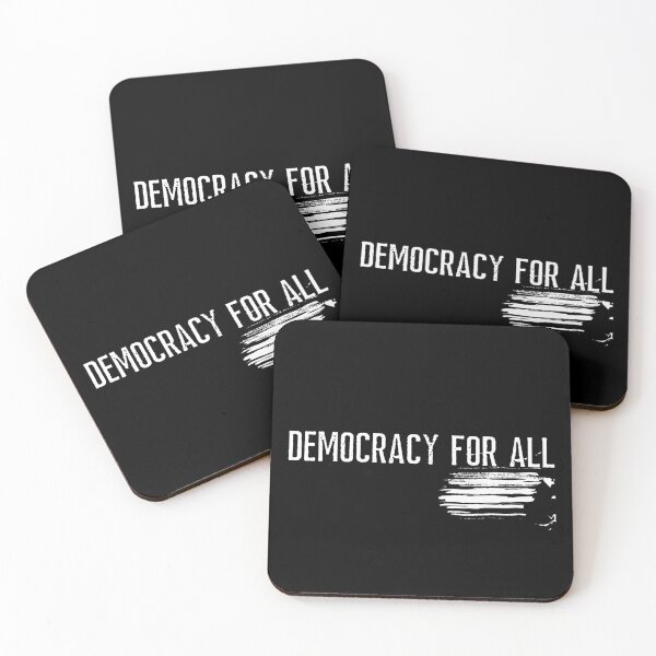 Item preview, Democracy For All Political Text Design designed and sold by EarthArtDesigns.