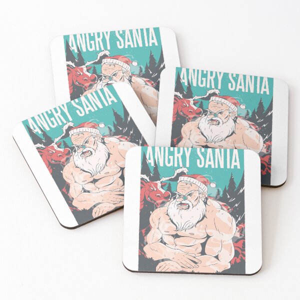 Item preview, Angry Santa muscles designed and sold by TRIBExSPACE.