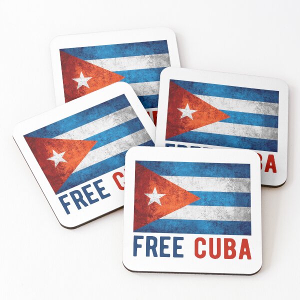 Item preview, Free Cuba | Grunge Cuban Flag designed and sold by KarolinaPaz.