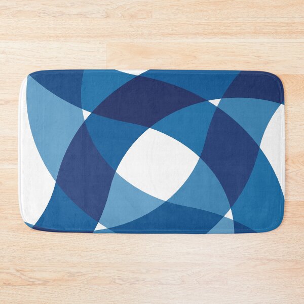 Item preview, Blue Abstraction on a White Background Abstract Art designed and sold by Bruce ALMIGHTY Baker.