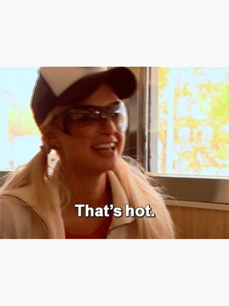 "Paris Hilton that's hot" Sticker for Sale by ChiefAflac | Redbubble
