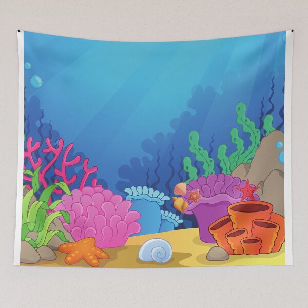 Item preview, Beach ocean summer water illustration  designed and sold by Kamzzi.