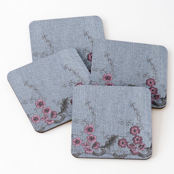 Item preview, Embroidered Denim designed and sold by FunWithChemo.