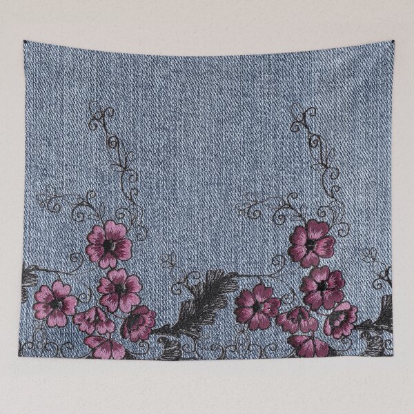 Item preview, Embroidered Denim designed and sold by FunWithChemo.