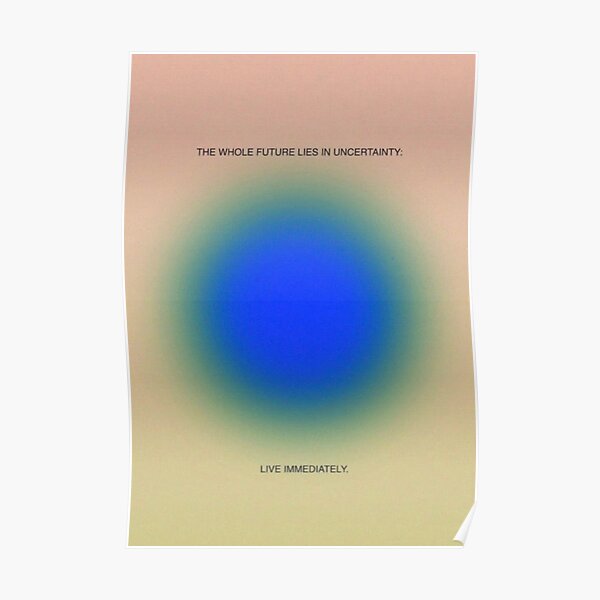 affiche d'aura esthétique Poster