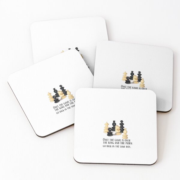 Item preview, Once the game is over, the king and the pawn go back in the same box. designed and sold by Trends4Peace.