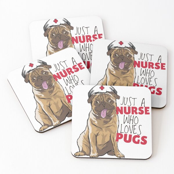 Item preview, nurse who loves Pugs designed and sold by DoloresAlaire.