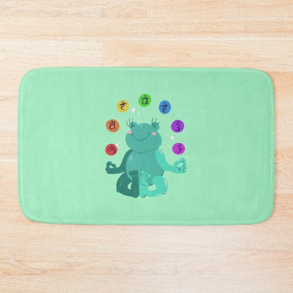 Item preview, Chakra Meditation Frog designed and sold by OhMyStarling.