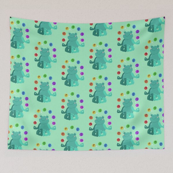 Item preview, Chakra Meditation Frog designed and sold by OhMyStarling.