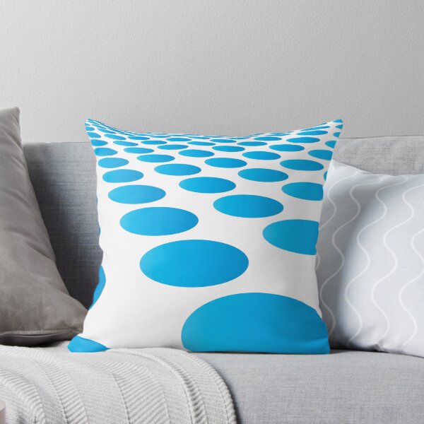 Item preview, Blue Circles on a White Background Abstract Art designed and sold by Bruce ALMIGHTY Baker.