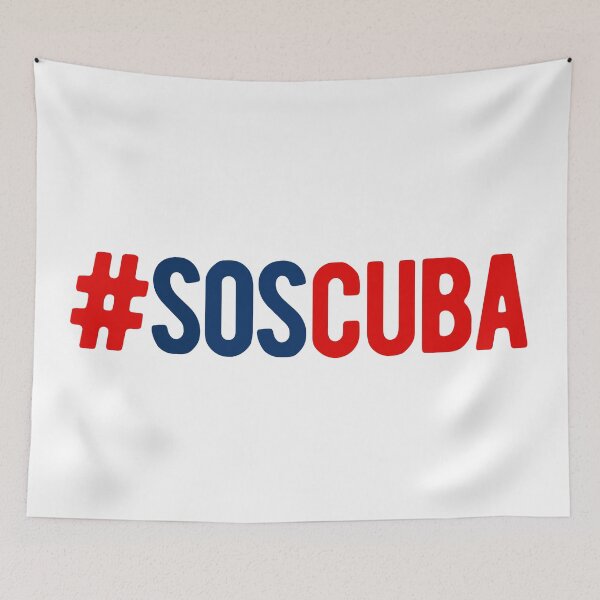 Item preview, SOS Cuba Hashtag designed and sold by KarolinaPaz.
