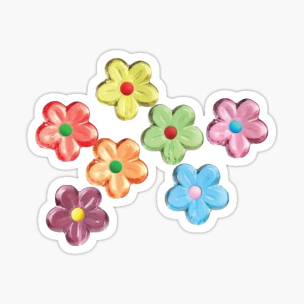 "cute pastel flowers" Sticker for Sale by frabbianchi Redbubble