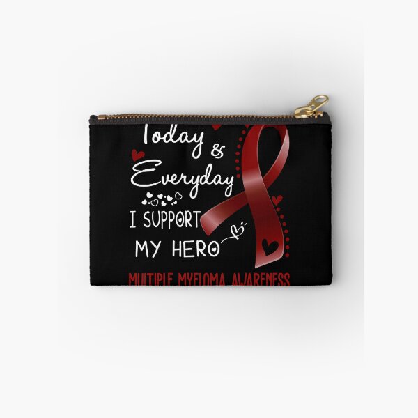 Item preview, Today And Everyday I Support My Hero Multiple Myeloma Awareness Warrior Gifts designed and sold by hvoid41.