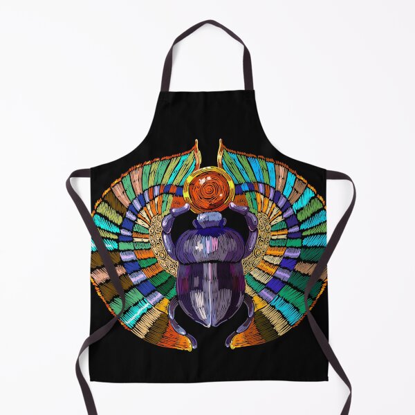 Item preview, Embroidered Egyptian Scarab designed and sold by FunWithChemo.