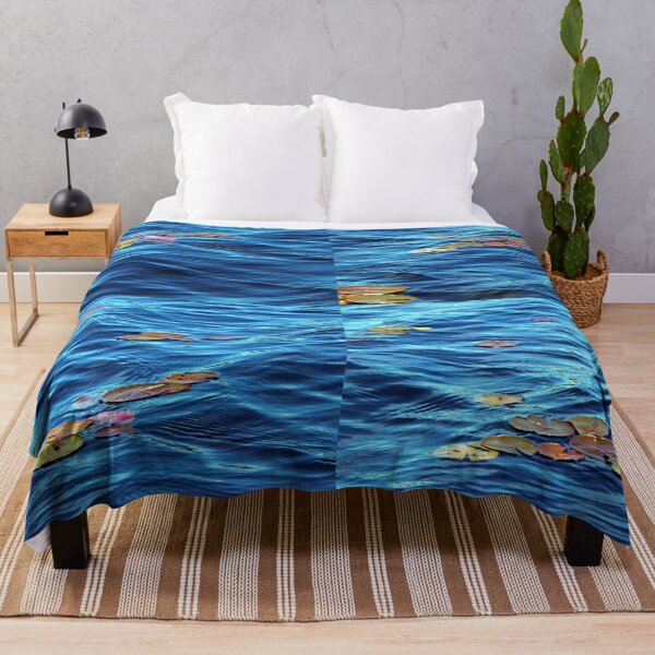 Item preview, Lily Pads Floating On Blue River designed and sold by Deb Oppermann.