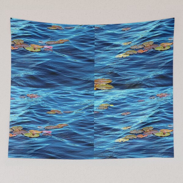 Item preview, Lily Pads Floating On Blue River designed and sold by Deb Oppermann.