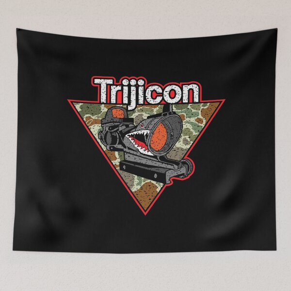 Item preview, Trijicon Red Dot Scope RMR MRO ACOG Samurai Shark Warhawk Patriot Operator Retro Battle Worn Camo designed and sold by Warhawk Designs.