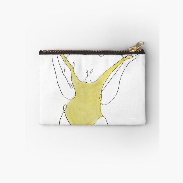 Item preview, Woman line drawing yellow swimsuit designed and sold by Ashlie0286.