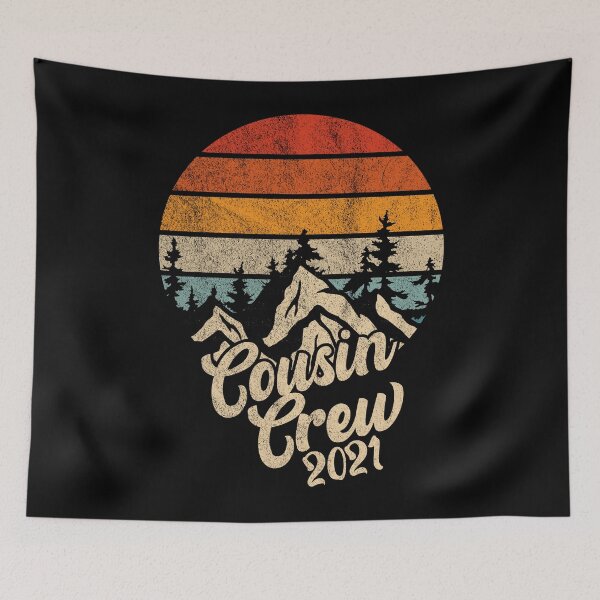Item preview, Cousin Crew Camping Outdoor Sunset Summer Camp designed and sold by Dahiss.