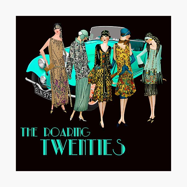 Item preview, Roaring Twenties Flapper Girls   designed and sold by joseech.