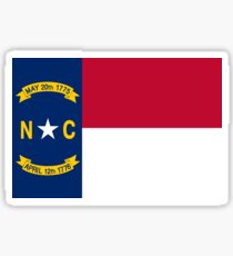 North Carolina Flag Sticker