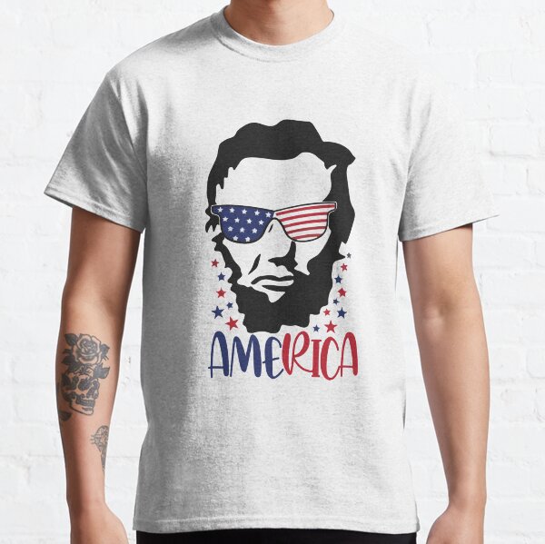 Abraham Lincoln American Independence Day Classic T-Shirt
