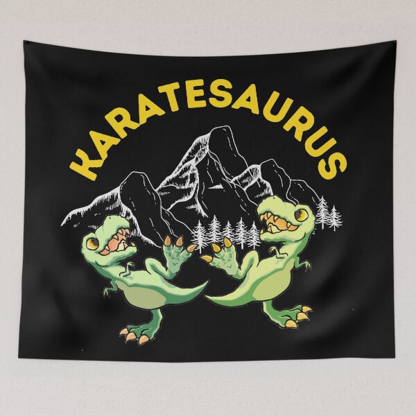 Item preview, Karatesaurus Trex - Dino Lovers - Karate Lovers designed and sold by MinimalSketches.