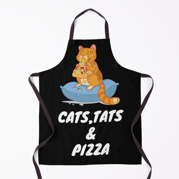 Item preview, Cats,tats and pizza for cat lovers, tattoo lovers and pizza lovers designed and sold by Xoox Art.