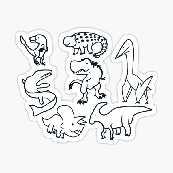 Item preview, Cretaceous Critters designed and sold by sombraptor.
