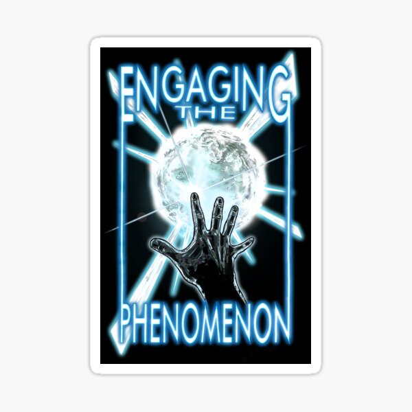 Engaging The Phenomenon - Kameha Blue Sticker