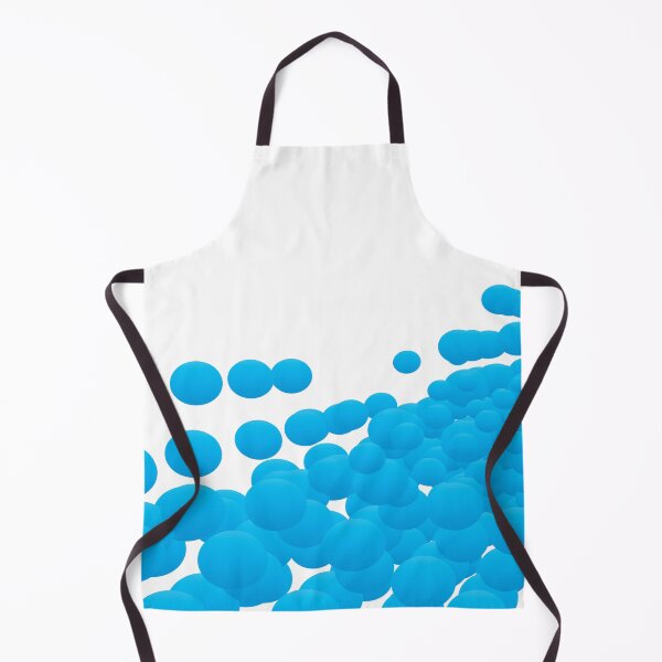 Item preview, Blue Dots on a White Background Abstract Art designed and sold by Bruce ALMIGHTY Baker.
