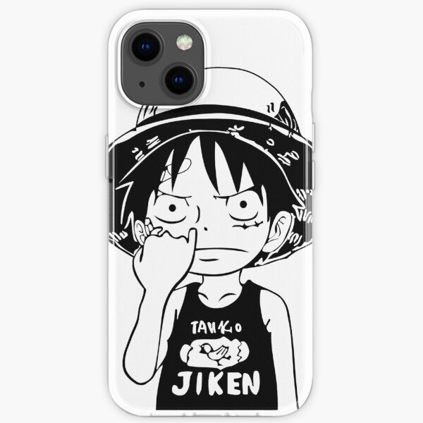 One Piece Ruffy Picking Nose iPhone Flexible Hülle