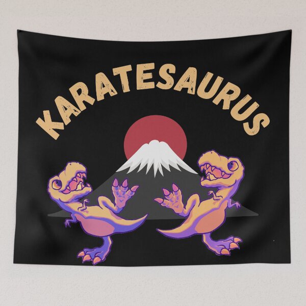 Item preview, Karatesaurus Trex - Dino Lovers - Karate Lovers designed and sold by MinimalSketches.