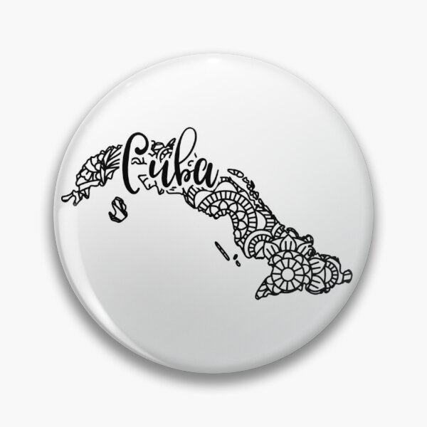 Item preview, Artisanal Cuba Map  designed and sold by MyIdentityShop.
