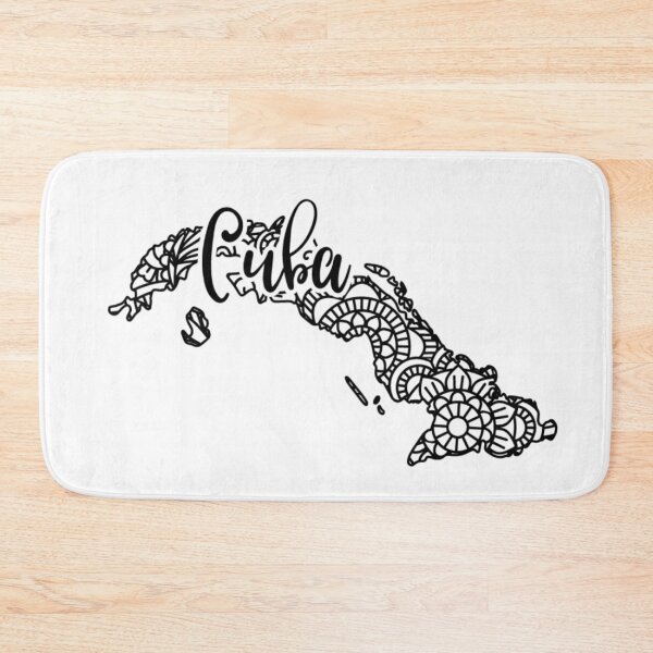 Item preview, Artisanal Cuba Map  designed and sold by MyIdentityShop.