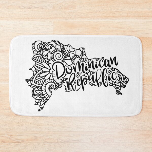 Item preview, Artisanal Dominican Republic Map  designed and sold by MyIdentityShop.