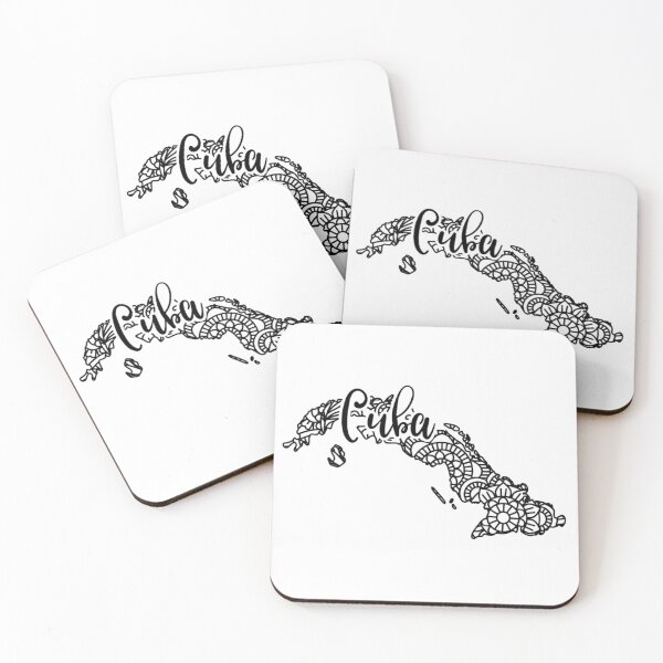 Item preview, Artisanal Cuba Map  designed and sold by MyIdentityShop.